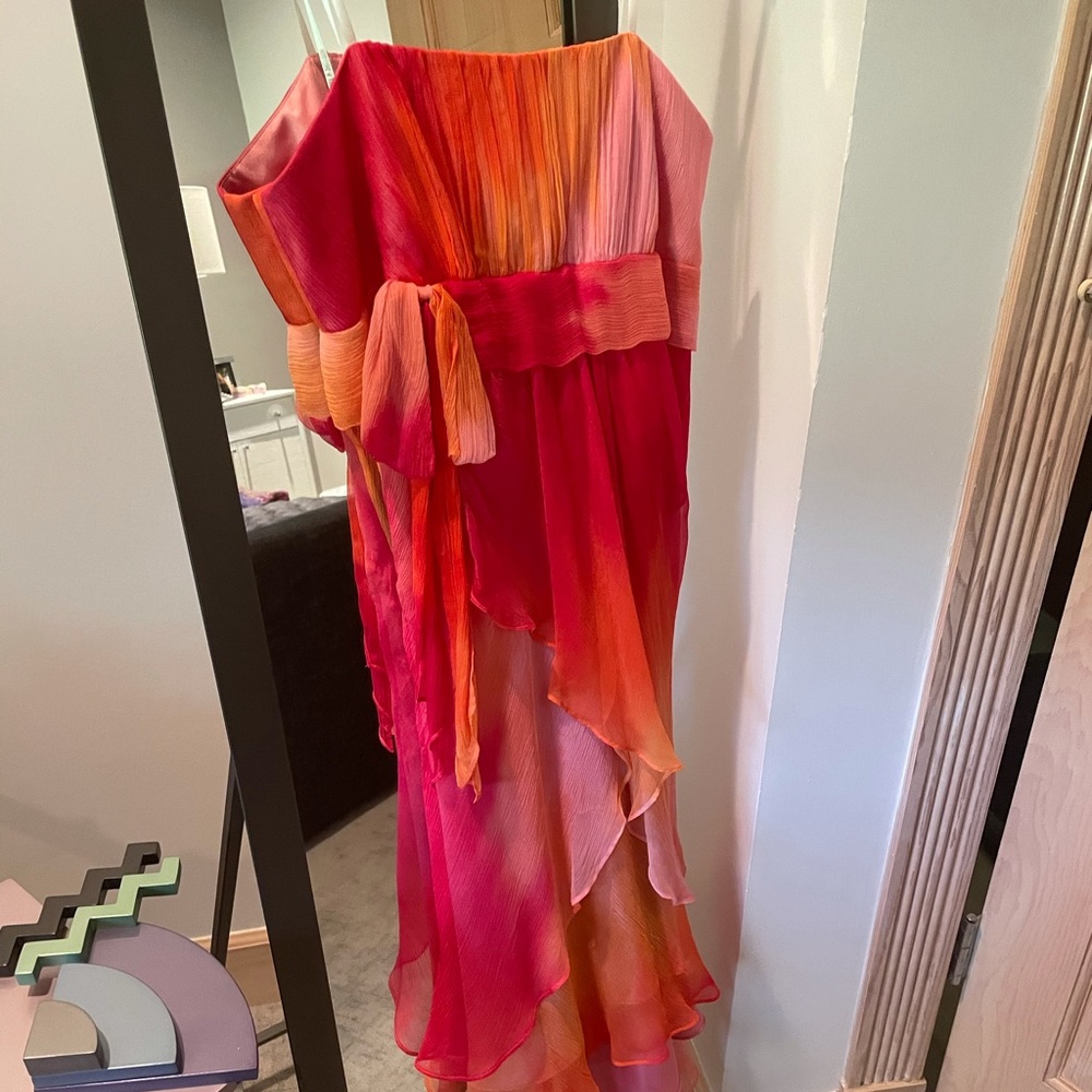 Laundry, strapless cocktail dress